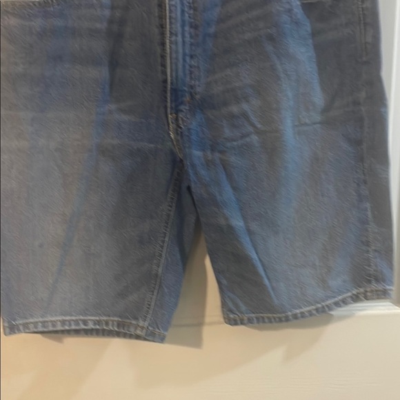 Levi's Dark Blue Denim Shorts - Picture 4 of 7